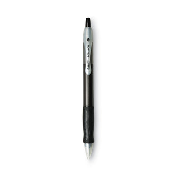 BIC® Velocity Easy Glide Ballpoint Pen, Retractable, Medium 1 Mm, Black Ink, Translucent Black Barrel, Dozen freeshipping - TVN Wholesale